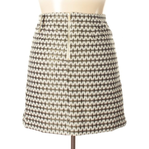 Ann Taylor Metallic Embroidered Skirt - Picture 3 of 5